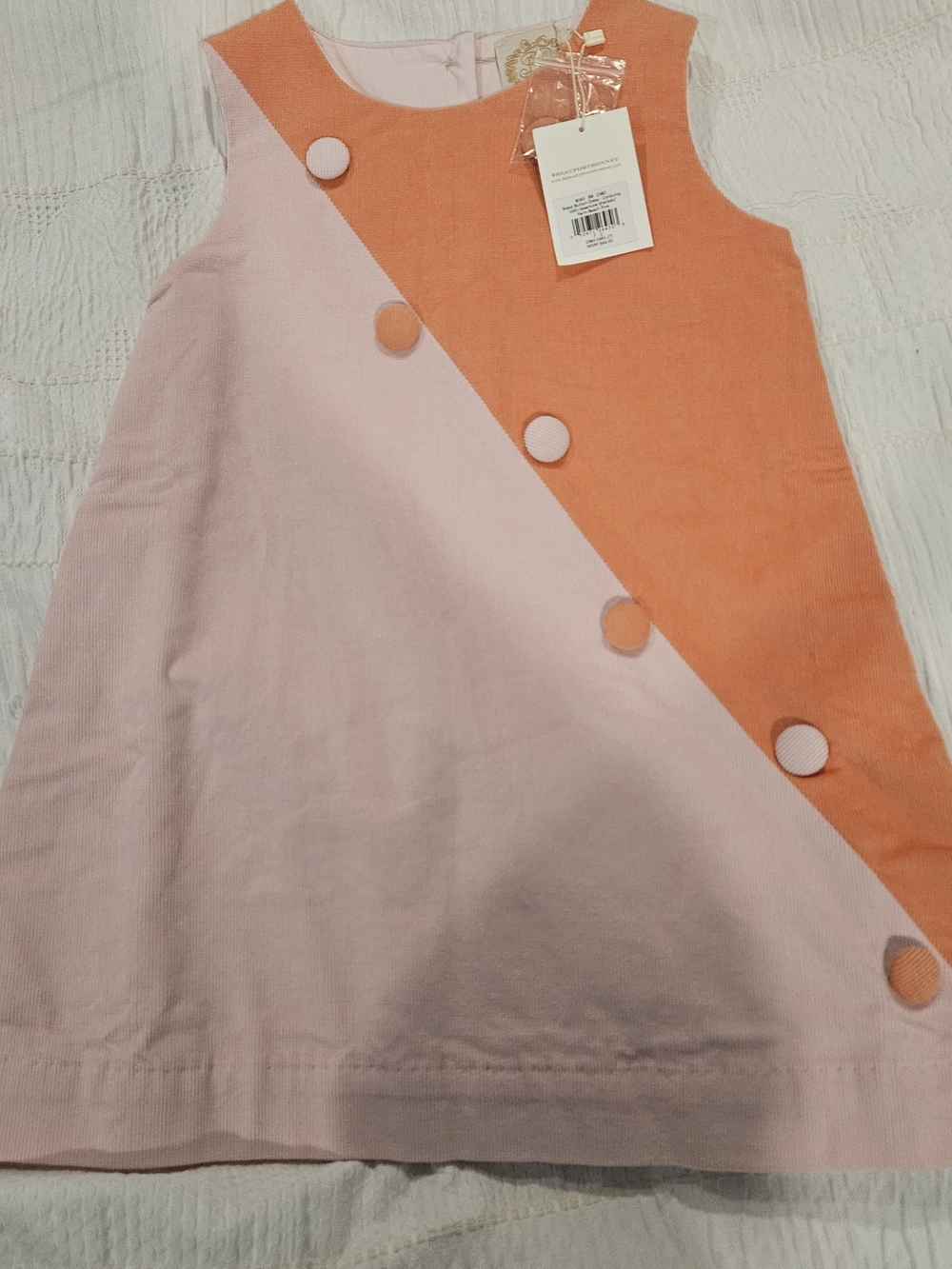 The Beaufort Bonnet Company Light Pink Sleeveless Shift Dress